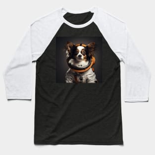 Astro Dog - Papillon Baseball T-Shirt